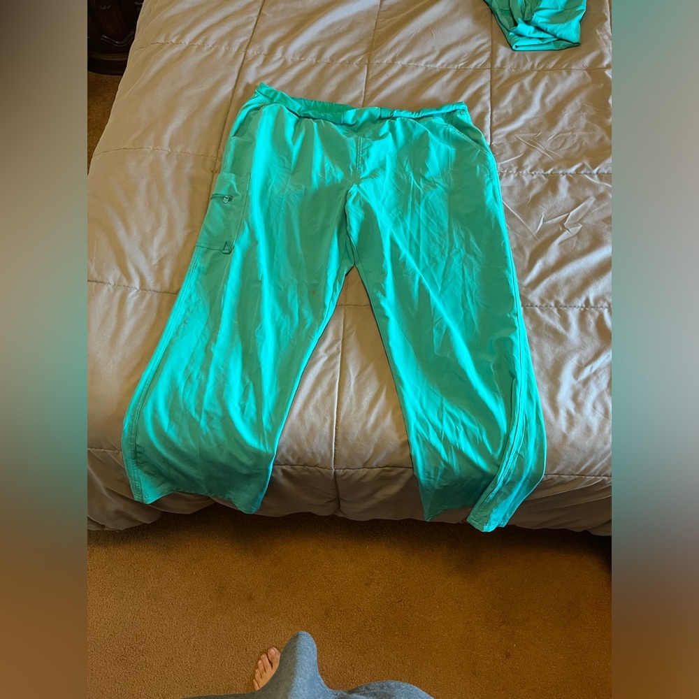 Aqua Blue scrub pants